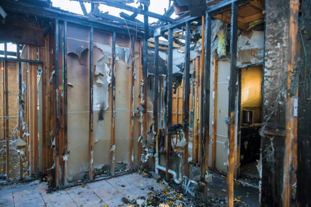 Professional Fire Damage Repair technician working in Saint Paul Park, MN